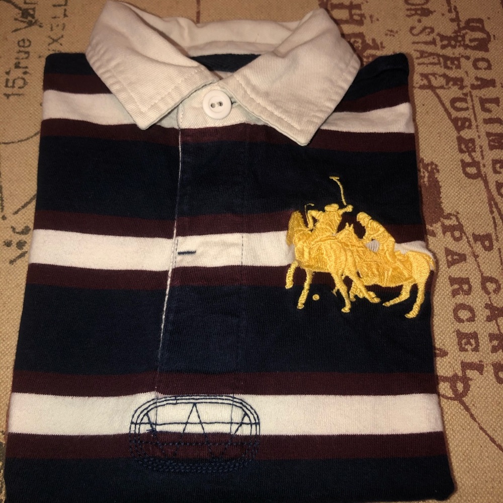 Polo Ralph Lauren
Toddler Boys Striped Rugby Shirt